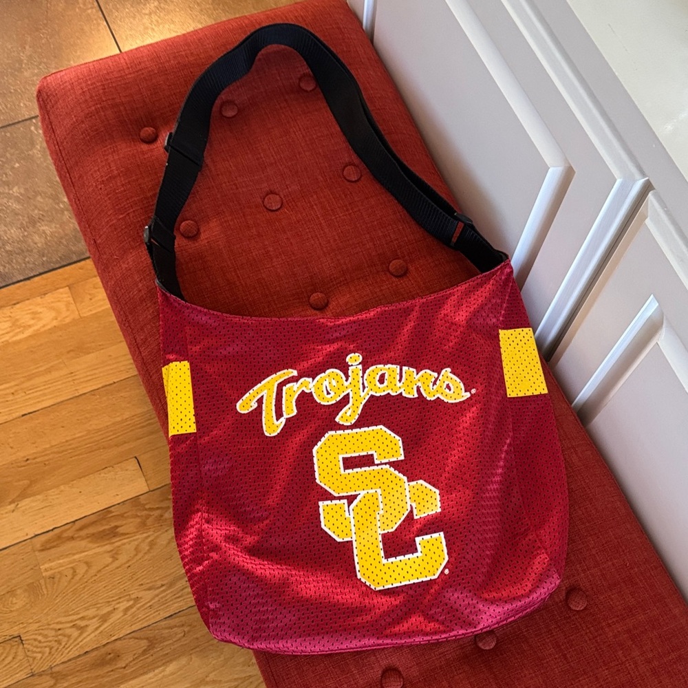 Trojan Red and Yellow Tote Bag